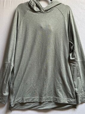 RYU Muted Grey Light Hooded Pullover Sweatshirt Hoodie XL